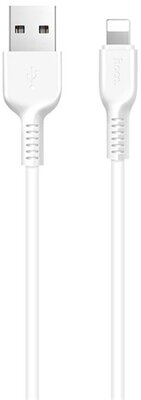 HOCO X20 adatkábel és töltő (USB - lightning 8pin, gyorstöltés támogatás, 200cm, törésgátló) FEHÉR