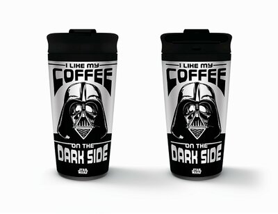 Star Wars (I Like My Coffee on the Dark Side) fém utazó bögre (MULTI)