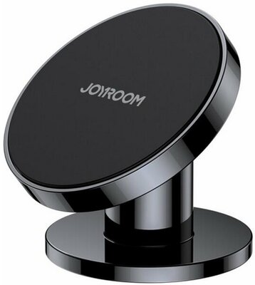 JOYROOM autós tartó (ragasztható, műszerfalra, mágneses, 360°-ban forgatható, Magsafe rögzítés) FEKETE