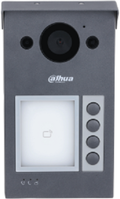 Dahua IP video kaputelefon - VTO3311Q-WP (kültéri egység, WiFi, 2MP, IP65, ICR, audio,RFID olvasó,I/O,IK08,12VDC/PoE)