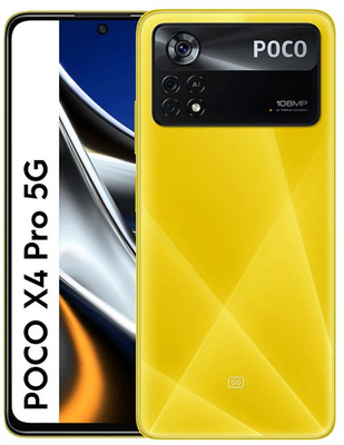 Xiaomi Poco X4 Pro 5G 8/256GB Dual-Sim mobiltelefon sárga (MZB0AYXEU)