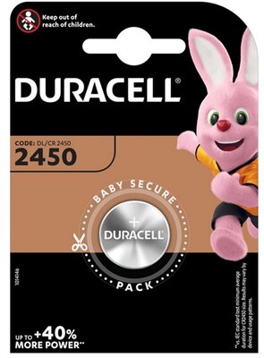 DURACELL gombelem (CR2450, 3V, lítium) 1db / csomag