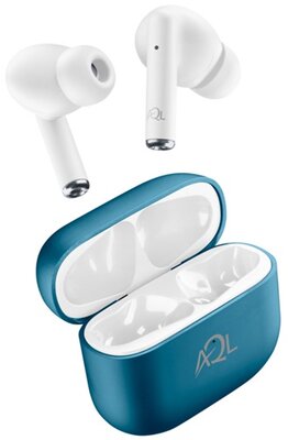 CELLULARLINE ROAD bluetooth fülhallgató SZTEREO (v5.0, TWS, mikrofon, aktív zajszűrő + töltőtok) ZÖLD