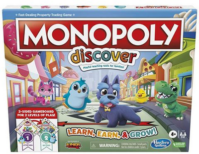 Hasbro Monopoly Discover: Az elso Monopolym társasjáték (F4436)