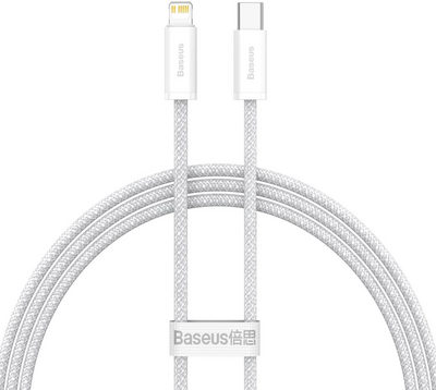 Baseus Dynamic USB-C- Lightning kábel, 20W, 1m, fehér (CALD000002)