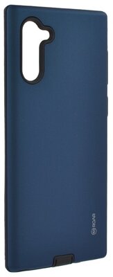 ROAR RICO ARMOR Samsung Galaxy Note 10 szilikon telefonvédő (közepesen ütésálló, műanyag hátlap, matt) SÖTÉTKÉK