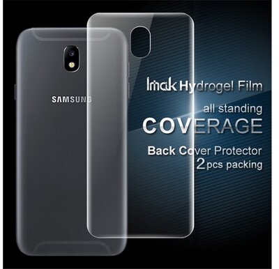 IMAK Samsung Galaxy J5 védőfólia 2db (csak hátsó, full screen, íves részre, öngyógyító, 0.15mm vékony) ÁTLÁTSZÓ
