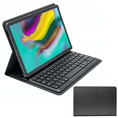 Designed for Samsung Galaxy Tab S6 Lite 10.4 LTE (SM-P615) 2020 / TARGUS bluetooth billentyűzet (asztali tartó funkció, QWERTY, angol nyelvű) FEKETE