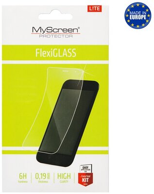 MYSCREEN LITE FLEXI GLASS Doogee X55 képernyővédő üveg (karcálló, ütésálló, 0.19mm, 6H, NEM íves) ÁTLÁTSZÓ