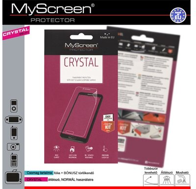 MYSCREEN CRYSTAL LG K8 2017 képernyővédő fólia (3H, NEM íves) ÁTLÁTSZÓ