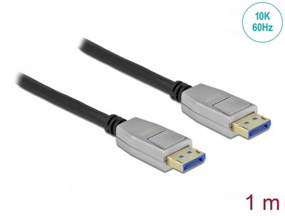 Delock DisplayPort kábel 10K 60 Hz 54 Gbps 1 m