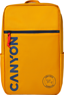 cabin size backpack for 15.6" laptop ,polyester ,yellow
