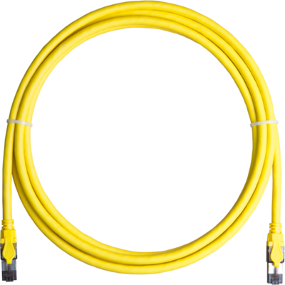 NIKOMAX Patch kábel S/FTP, CAT6a, PVC, 20m, sárga