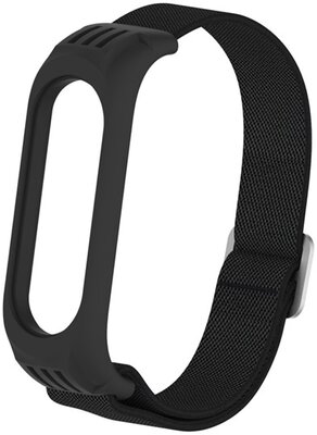 Xiaomi MI Band 3 Pótszíj (állítható, textil) FEKETE