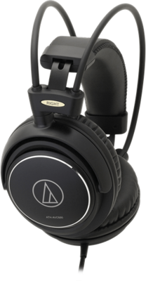 Audio-Technica ATH-AVC500 Dinamikus Fejhallgató - Zárt - Fekete