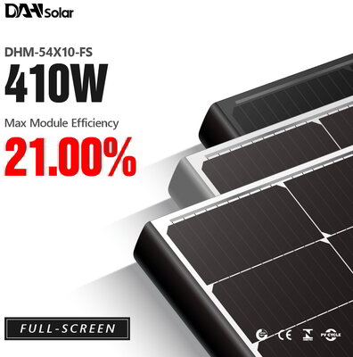 DAH Solar 410W DHM-54X10/FS Full Screen Mono napelem panel
