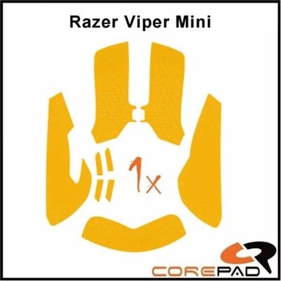 Corepad Mouse Rubber Sticker #732 - Razer Viper Mini narancs