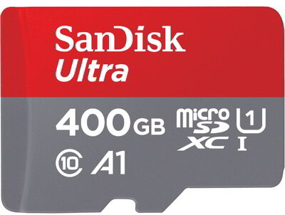 SANDISK MICROSD ULTRA® ANDROID KÁRTYA 400GB, 120MB/s, A1, Class 10, UHS-I