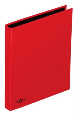Pagna A4 nyomtatott karton 25 mm 4 gyűrű piros gyűrűs mappa
