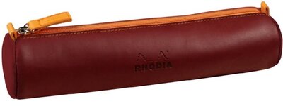Clairefontaine Rhodiarama 215x5cm hengeres műbőr burgundivörös tolltartó