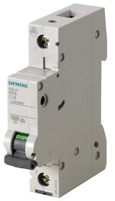 Siemens 5SL4110-6 10KA 1P B10 kismegszakító