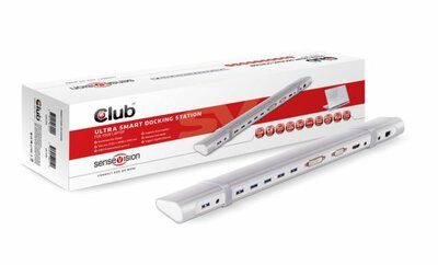 Club3D SenseVision USB 3.0 Slim Ultra Smart Dokkoló állomás