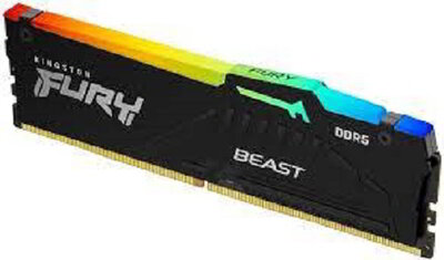 Kingston 16GB 6000MHz DDR5 Fury Beast RGB CL40 DIMM - KF560C40BBA-16