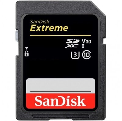 SanDisk 128GB Extreme SDXC 180/90MB/s UHS-I U3 V30