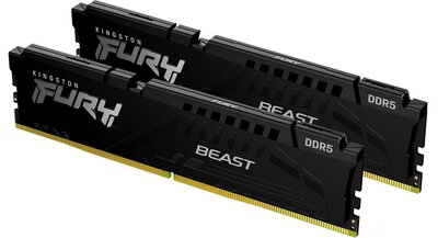 Kingston 32GB 6000MHz DDR5 Fury Beast Black kit 2x16GB CL36 DIMM - KF560C36BBEK2-32