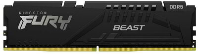 Kingston 16GB 5200MHz DDR5 Fury Beast Black CL36 DIMM - KF552C36BBE-16