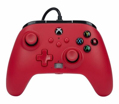 PowerA EnWired Xbox Series X|S/Xbox One/PC vezetékes Artisan Red kontroller