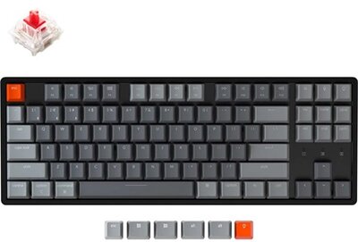 Keychron K8 Gateron RGB Backlight Aluminum Red Switch-ISO version billentyűzet