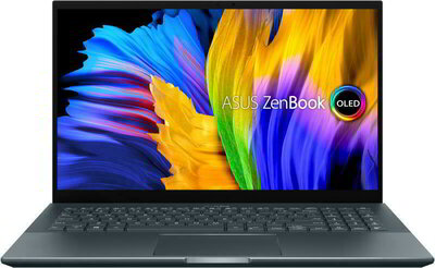 Asus ZenBook Pro UM535QE-KY241 15.6" OLED WUXGA Touch AMD Ryzen7-5800H/16GB RAM/512GB SSD/GF RTX 3050Ti 4GB/No OS Pine Grey