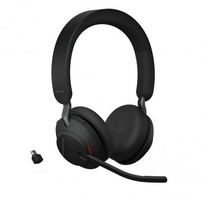 JABRA Fejhallgató - Evolve2 65 MS Stereo Bluetooth, USB-C Vezeték Nélküli, Mikrofon