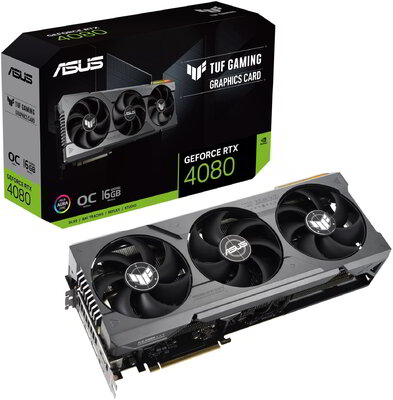 Asus GeForce RTX 4080 16GB GDDR6X TUF Gaming OC 2xHDMI 3xDP - TUF-RTX4080-O16G-GAMING