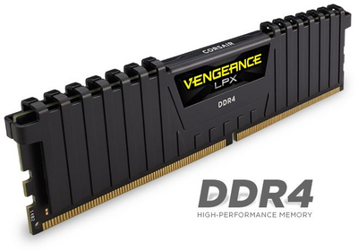 32GeB 2133MHz DDR4 RAM Corsair Vengeance LPX Black CL13 (2x16GB) (CMK32GX4M2A2133C13)