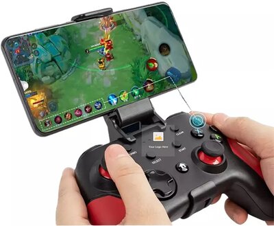 BLACKBIRD Vezeték Nélküli Bluetooth Játékvezérlő Kontroller, Android, IOS, Switch, Windows, PS3, PS4, Fekete