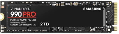 Samsung 2TB 990 Pro NVMe 2.0 Gen4 x4 M.2 2280 SSD r:7450MB/s w:6900MB/s - MZ-V9P2T0BW