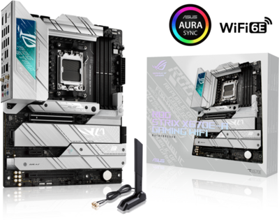 Asus X670 sAM5 ROG STRIX X670E-A GAMING WIFI 4xDDR5 4xSATA3 4xM.2 3xPCI-E 2.5Gbit LAN WiFi 6E AX +BT5.2 ATX