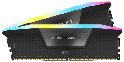 64GB 5200MHz DDR5 RAM Corsair VENGEANCE RGB (2x32GB) (CMH64GX5M2B5200Z40K)