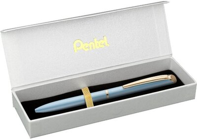 Pentel Energel BL2007PS-BOX 0,35mm pastell kék test/kék tinta prémium fém rollertoll
