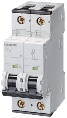 Siemens 5SY5220-6 AC/DC 10KA 2P B 20A kismegszakító