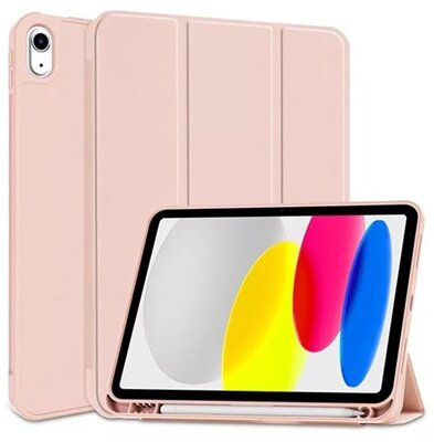 Haffner FN0468 Apple iPad 10,9 (2022) pink tablet tok pencil tartóval