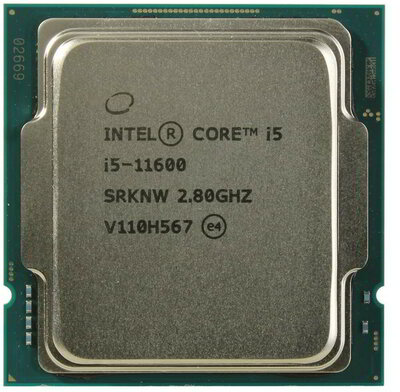 Intel Core i5-11600 s1200 2.80/4.80GHz 6-core 12MB 65W tálcás processzor