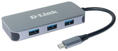 D-LINK USB-C HUB 3xUSB + 1xUSB-C +1xHDMI + 1xLAN, DUB-2335