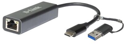 D-LINK Átalakító USB-C + USB 3.0 to Ethernet Adapter 2.5Gbps , DUB-2315