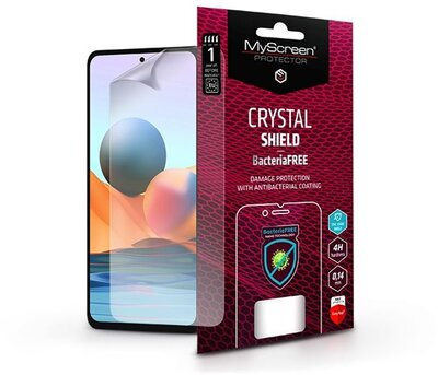 MSP LA-2157 Xiaomi Redmi Note 10 Pro/10 Pro Max Crystal Shield BacteriaFree képernyővédő fólia