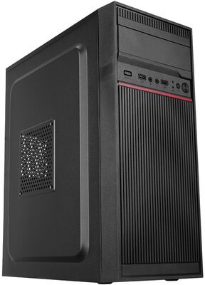 Everest K210 Peak 250W (fekete; Micro ATX / ATX/MINI-ITX, 250W táp, 2xUSB2.0 )