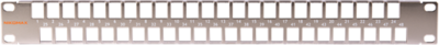 NIKOMAX Patch panel, 1U, 48 portos, üres, fém, moduláris