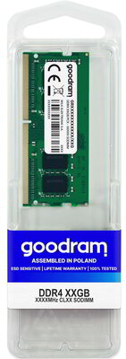 GOODRAM 16GB 3200MHz DDR4 CL22 SR SO-DIMM - GR3200S464L22S/16G